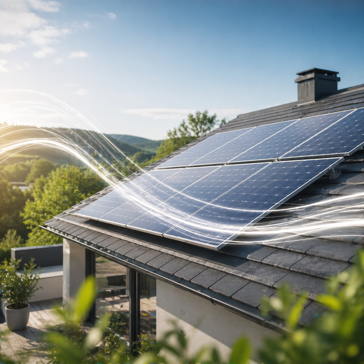 Pannelli fotovoltaici sul tetto
